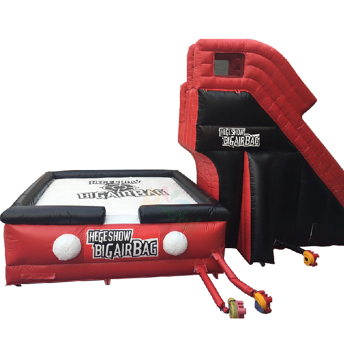 Freestyle Airbag and Stunt Jump Airbag With Inflatable Platform