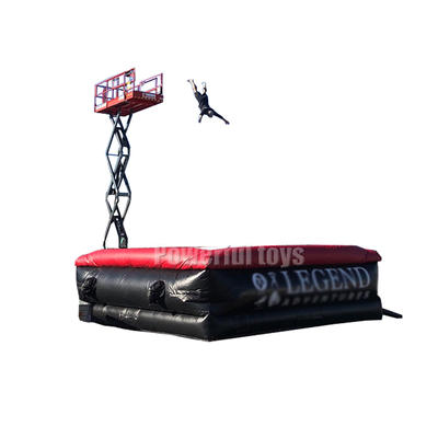 professional custom inflatable freefall stunt jump airbag free fall