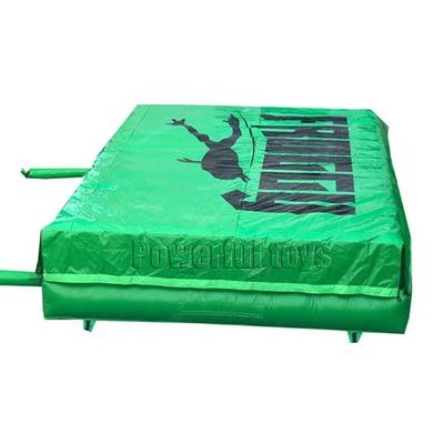 Foam pit airbag for trampoline park