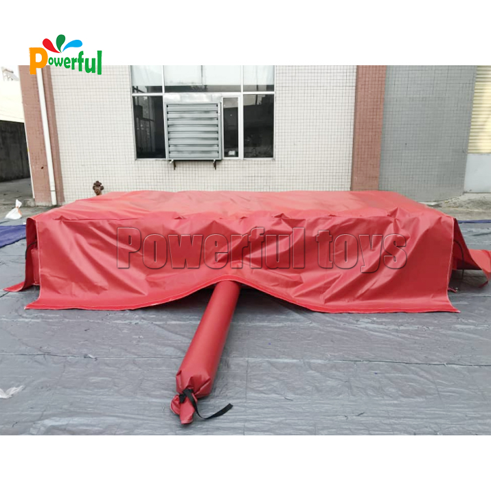 Mini inflatable jump landing airbag for trampoline park