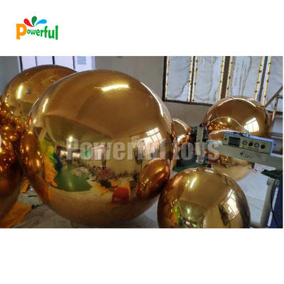 Golden advertising inflatable mirror balloon