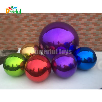 Colorful inflatable mirror balloon