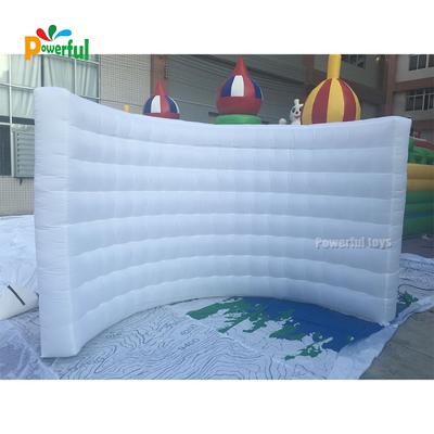 Customized LED inflatable photo booth wall for sales