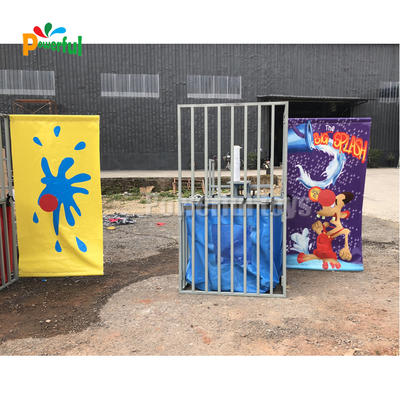 Hot selling water game inflatable dunk tank game for rentals